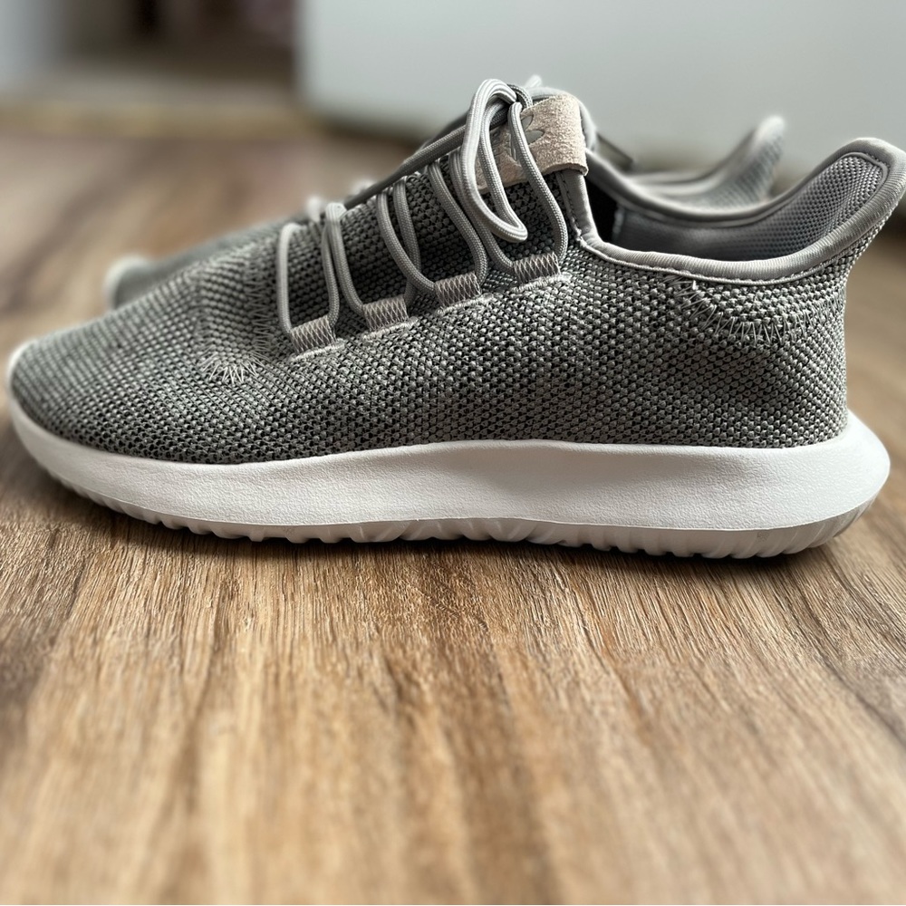 NWOT Adidas Tubular Shadow Gray Athletic Shoe